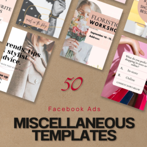 50 E-Com Miscellaneous Canva Templates