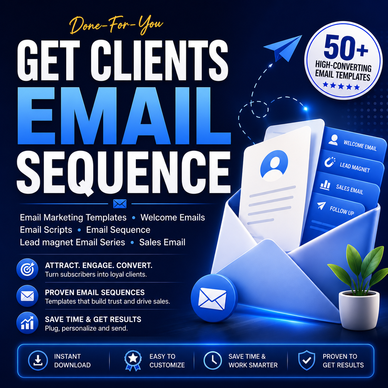 Get Client Email Sequence | 50+ Email Templates