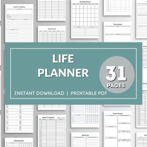 Life Planner Printable Bundle