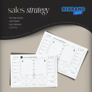 Sales Funnel | Sales Strategy Canva Templates